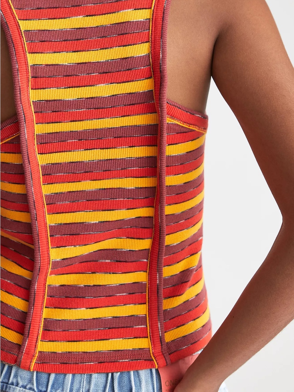 anthropologie Ribbed Racer Tank - Picture 2 of 5